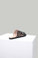 Black Women's Slippers | Derimod Black Women's Slippers | Derimod