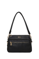 Woman Black Long Strap Shoulder Bag | Derimod Woman Black Long Strap Shoulder Bag | Derimod