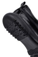 Men's Black Lace-Up Thick-Soled Leather Casual Shoe | Derimod Men's Black Lace-Up Thick-Soled Leather Casual Shoe | Derimod