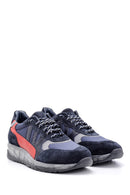 Men's Transparent Sole Leather Sneaker | Derimod Men's Transparent Sole Leather Sneaker | Derimod