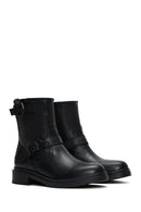 Women's Black Leather Boots | Derimod Women's Black Leather Boots | Derimod