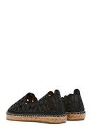 Women's Black Espadrille | Derimod Women's Black Espadrille | Derimod