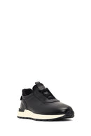 Men's Black Thick Sole Leather Casual Sneaker | Derimod Men's Black Thick Sole Leather Casual Sneaker | Derimod
