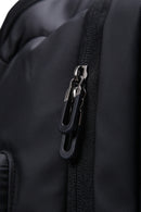 D-Pack Unisex Black Technological Fabric Backpack | Derimod D-Pack Unisex Black Technological Fabric Backpack | Derimod