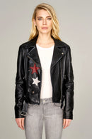 Venus Women's Leather Jacket | Derimod Venus Women's Leather Jacket | Derimod