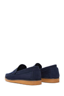 Erkek Lacivert Deri Casual Loafer | Derimod Erkek Lacivert Deri Casual Loafer | Derimod