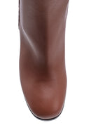 Women's Detailed Heeled Leather Boots | Derimod Women's Detailed Heeled Leather Boots | Derimod