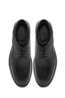 Men's Black Lace-up Leather Casual Shoes | Derimod Men's Black Lace-up Leather Casual Shoes | Derimod