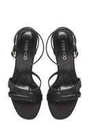 Women's Black Ankle Strap Heeled Sandals | Derimod Women's Black Ankle Strap Heeled Sandals | Derimod