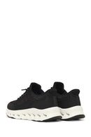 Kadın Siyah Bağcıklı Kalın Tabanlı Sneaker | Derimod Kadın Siyah Bağcıklı Kalın Tabanlı Sneaker | Derimod