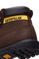 Caterpillar Men's Brown Colorado Nubuck Leather Boots | Derimod Caterpillar Men's Brown Colorado Nubuck Leather Boots | Derimod