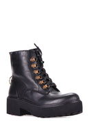 Women's Leather Boots with Zipper Detail | Derimod Women's Leather Boots with Zipper Detail | Derimod