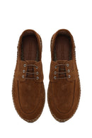 Men's Tan Suede Leather Espadrille | Derimod Men's Tan Suede Leather Espadrille | Derimod