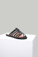 Black Women's Slippers | Derimod Black Women's Slippers | Derimod