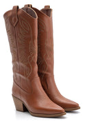 Women's Heeled Cowboy Boots | Derimod Women's Heeled Cowboy Boots | Derimod