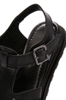 Women's Black Ankle Strap Leather Sandals | Derimod Women's Black Ankle Strap Leather Sandals | Derimod