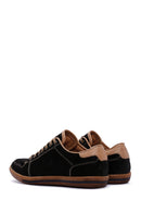 Erkek Siyah Nubuk Deri Sneaker | Derimod Erkek Siyah Nubuk Deri Sneaker | Derimod