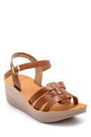 Women's Crocodile Patterned Sandals | Derimod Women's Crocodile Patterned Sandals | Derimod