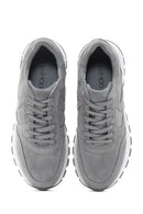 Kadın Antrasit Süet Deri Sneaker | Derimod Kadın Antrasit Süet Deri Sneaker | Derimod