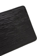Men's Black Printed Leather Card Holder | Derimod Men's Black Printed Leather Card Holder | Derimod