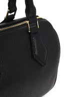 Woman Black Long-Strap Leather Shoulder Bag | Derimod Woman Black Long-Strap Leather Shoulder Bag | Derimod
