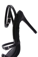 Women's Black Ankle Strap Thin Heel Sandals | Derimod Women's Black Ankle Strap Thin Heel Sandals | Derimod