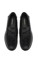 Men's Black Leather Casual Loafer | Derimod Men's Black Leather Casual Loafer | Derimod