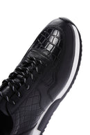 Men's Black Lace-up Leather Sneaker | Derimod Men's Black Lace-up Leather Sneaker | Derimod