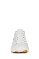 Geox Men's White Nebula Y Leather Sneaker | Derimod Geox Men's White Nebula Y Leather Sneaker | Derimod