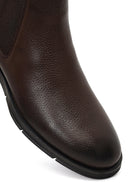 Men's Brown Leather Chelsea Boot | Derimod Men's Brown Leather Chelsea Boot | Derimod