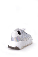 Women's Silver Sneaker | Derimod Women's Silver Sneaker | Derimod