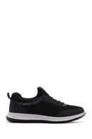 Derimod Zero Men's Black Lace-Up Thick Soled Fabric Sneaker | Derimod Derimod Zero Men's Black Lace-Up Thick Soled Fabric Sneaker | Derimod
