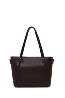 Woman Brown Long-Strap Classic Shoulder Bag | Derimod Woman Brown Long-Strap Classic Shoulder Bag | Derimod