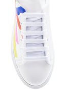 Women's Leather Colored Stripe Sneaker | Derimod Women's Leather Colored Stripe Sneaker | Derimod