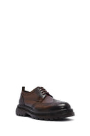 Male Brown Lace-Up Thick-Soled Leather Casual Shoe | Derimod Male Brown Lace-Up Thick-Soled Leather Casual Shoe | Derimod