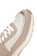Women's Beige Thick Soled Sneaker | Derimod Women's Beige Thick Soled Sneaker | Derimod