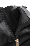 Women's Black Zippered Leather Boots | Derimod Women's Black Zippered Leather Boots | Derimod