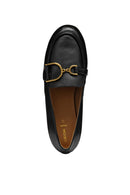 Geox Kadın Siyah Palmaria Deri Loafer | Derimod Geox Kadın Siyah Palmaria Deri Loafer | Derimod