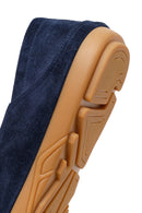 Male Navy Suede Leather Loafer | Derimod Male Navy Suede Leather Loafer | Derimod