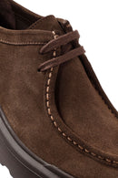 Men's Brown Lace-Up Suede Leather Casual Shoes | Derimod Men's Brown Lace-Up Suede Leather Casual Shoes | Derimod