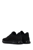 Erkek Siyah Bağcıklı Nubuk Deri Comfort Sneaker | Derimod Erkek Siyah Bağcıklı Nubuk Deri Comfort Sneaker | Derimod
