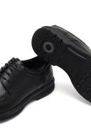 Men's Black Lace-up Leather Casual Shoes | Derimod Men's Black Lace-up Leather Casual Shoes | Derimod