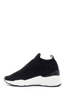Kadın Siyah Kalın Tabanlı Sneaker | Derimod Kadın Siyah Kalın Tabanlı Sneaker | Derimod