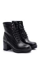 Women's Lace-up Leather Boots | Derimod Women's Lace-up Leather Boots | Derimod