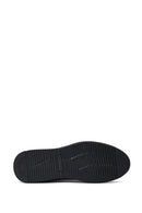 Men's Black Lace-Up Leather Casual Sneaker | Derimod Men's Black Lace-Up Leather Casual Sneaker | Derimod