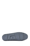Men's Navy Blue Suede Leather Loafer | Derimod Men's Navy Blue Suede Leather Loafer | Derimod