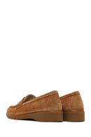 Kadın Taba Süet Deri Comfort Loafer | Derimod Kadın Taba Süet Deri Comfort Loafer | Derimod