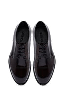 Men's Burgundy Lace-Up Leather Classic Shoes | Derimod Men's Burgundy Lace-Up Leather Classic Shoes | Derimod