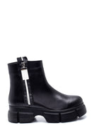 Women's Thick Soled Leather Boots | Derimod Women's Thick Soled Leather Boots | Derimod