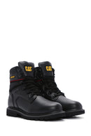 Caterpillar Men's Black Edina WP Waterproof Leather Boots | Derimod Caterpillar Men's Black Edina WP Waterproof Leather Boots | Derimod